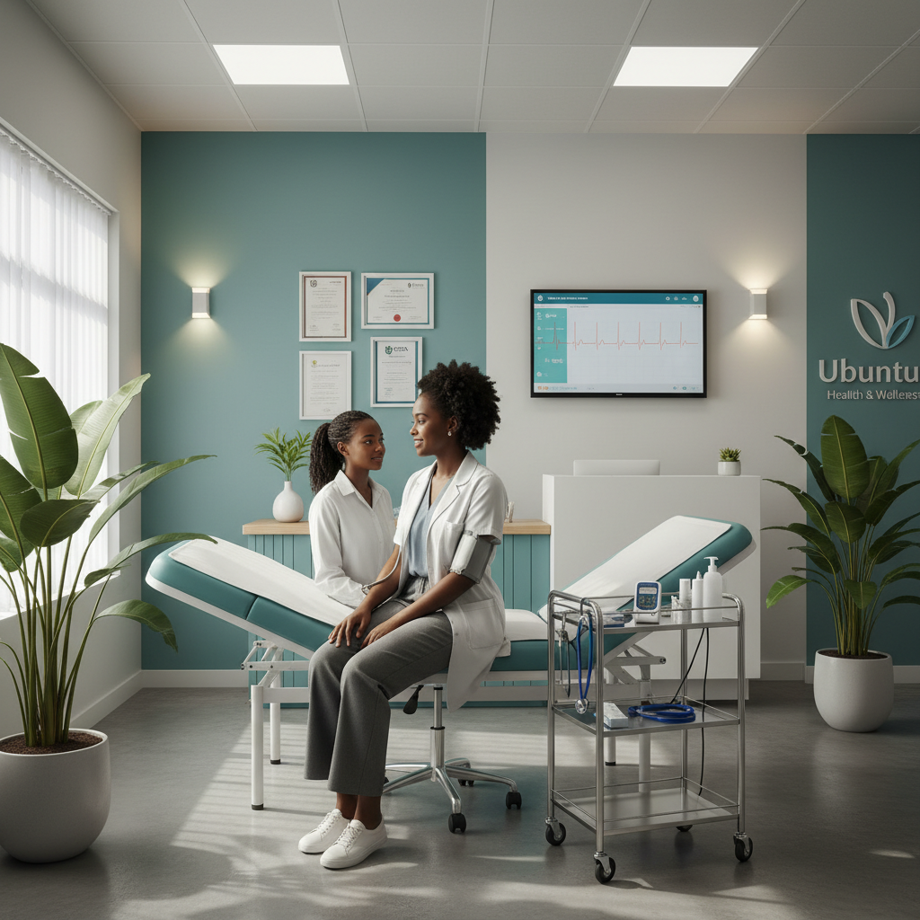 Doctor conducting a pre-employment medical examination with a new employee at Kuilsriver Doctors in Kuilsriver, Cape Town